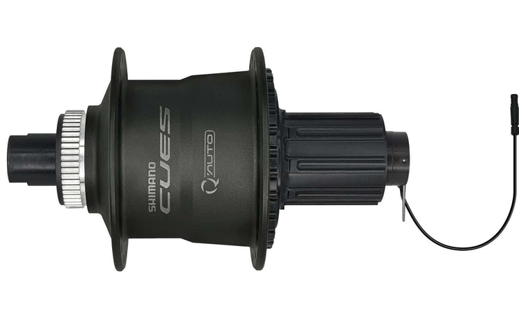 Shimano cues fh-u6060 auto shift dynamo center-lock rear hub 12x142mm