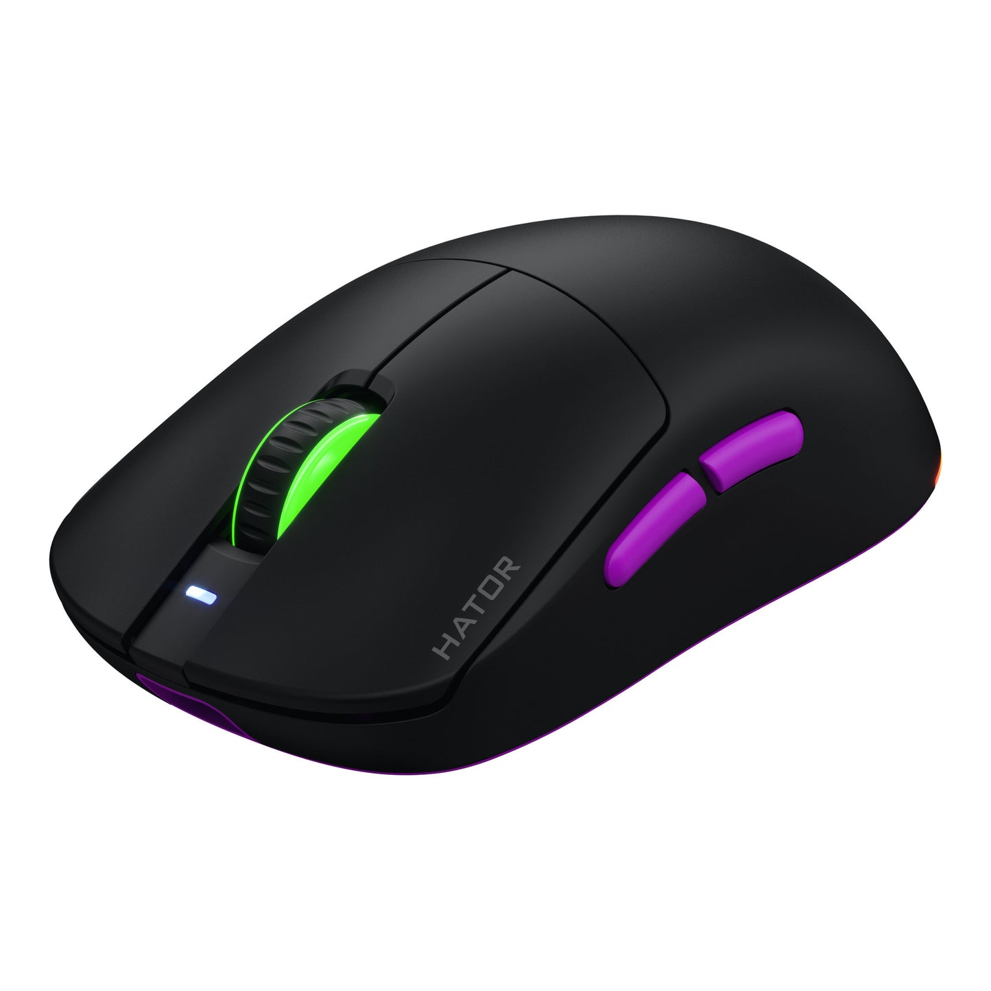 Mouse da gioco wireless Hator quasar 3 ultra 8K (nero, 400 - 30.000 dpi, rgb, bluetooth 5.1 USB da 2,4 GHz)
