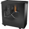 ¡Tranquilizarse! carcasa de torre midi de flujo de aire pure base 501 (negro | 2x USB-A | 1x USB-C)
