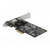 Scheda Delock PCI Express X2 a 2x RJ45 2.5 Gigabit Lan R