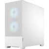 Diseño fractal Pop Air RGB White TG Clear Tint