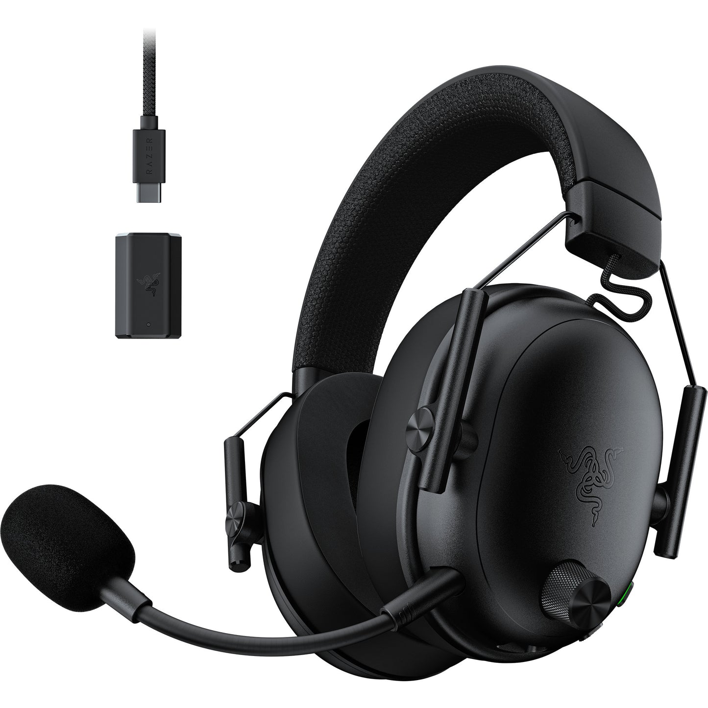 Cuffie da gioco over-ear Razer Blackshark V3 (nere, Bluetooth da 2,4 GHz)
