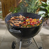Weber plancha a grandezza naturale - per barbecue a carbone 57 cm piastra (nero)