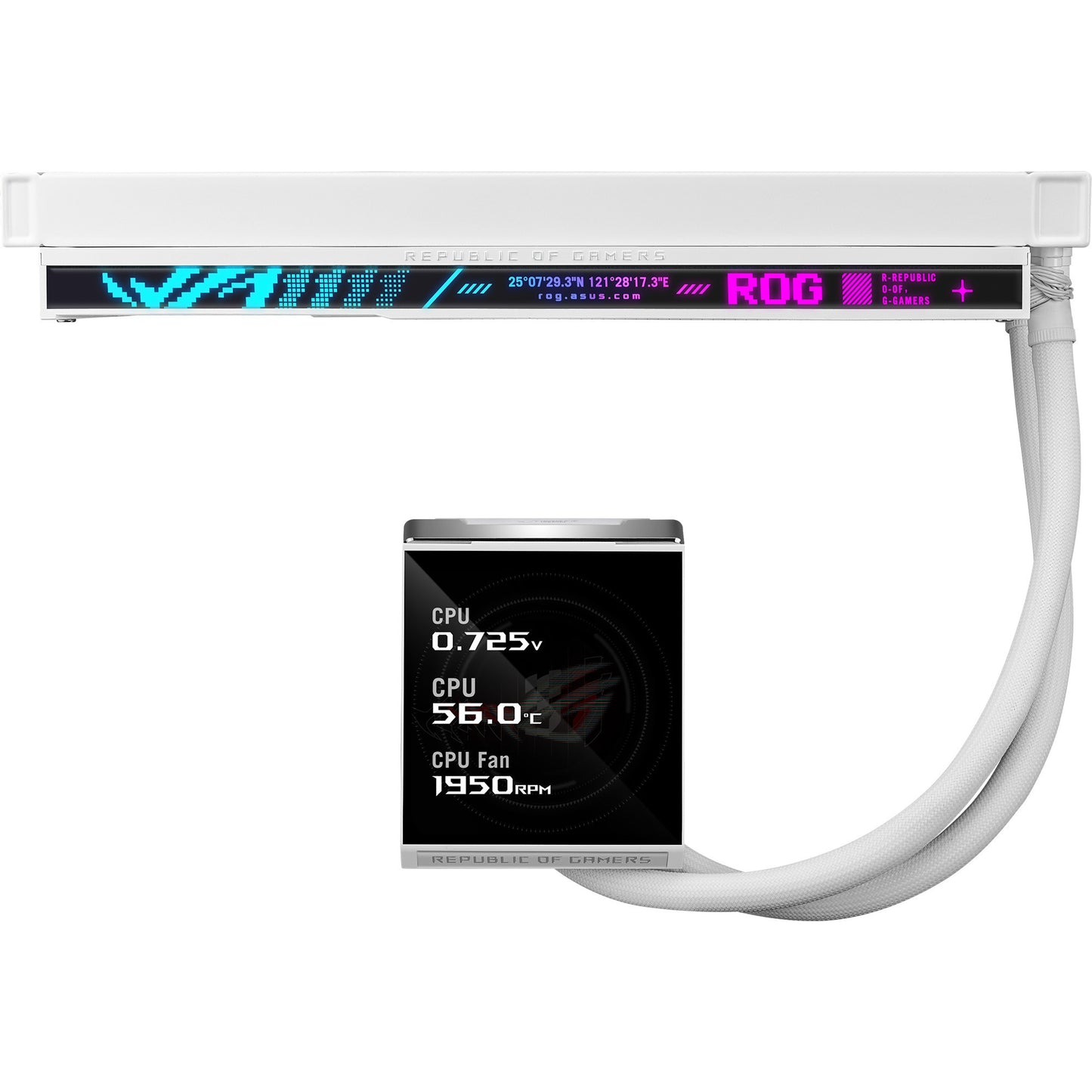 Asus ROG Strix LC IV 360 ARGB LCD Raffreddamento ad acqua (Bianco, PWM a 4 pin)