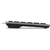 Kensington kb515 eq usb-c usb-a wired keyboard (grijs, us-international lay-out (qwerty), scissor switches, 100%)