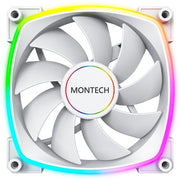 Montech ax140 fan pwm rgb case fan (wit, 140 x 140 x 25 mm) - afbeelding 1