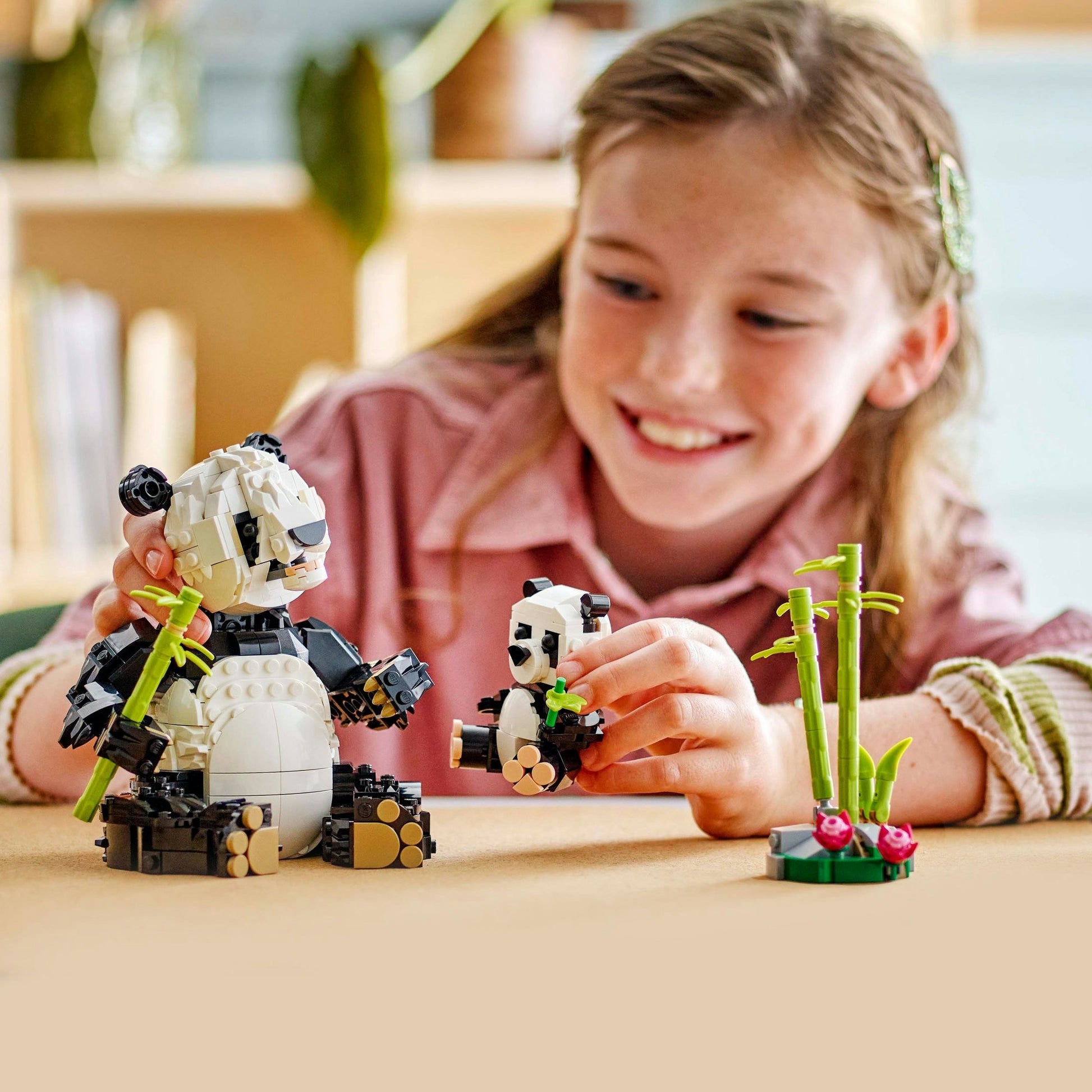 LEGO LEGO Creador 31165 Animales salvajes: familia Panda