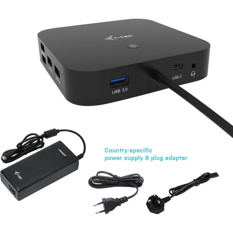Estación de acoplamiento DP I-TEC USB-C HDMI con entrega
