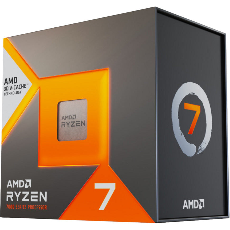 Processore AMD Ryzen 7 7700x3D, 4 GHz (4,5 GHz Turbo Boost) socket AM5 (sbloccato, in scatola)
