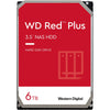 Wd red plus 6 tb harde schijf (60efpx, sata 600, 24 7, af)