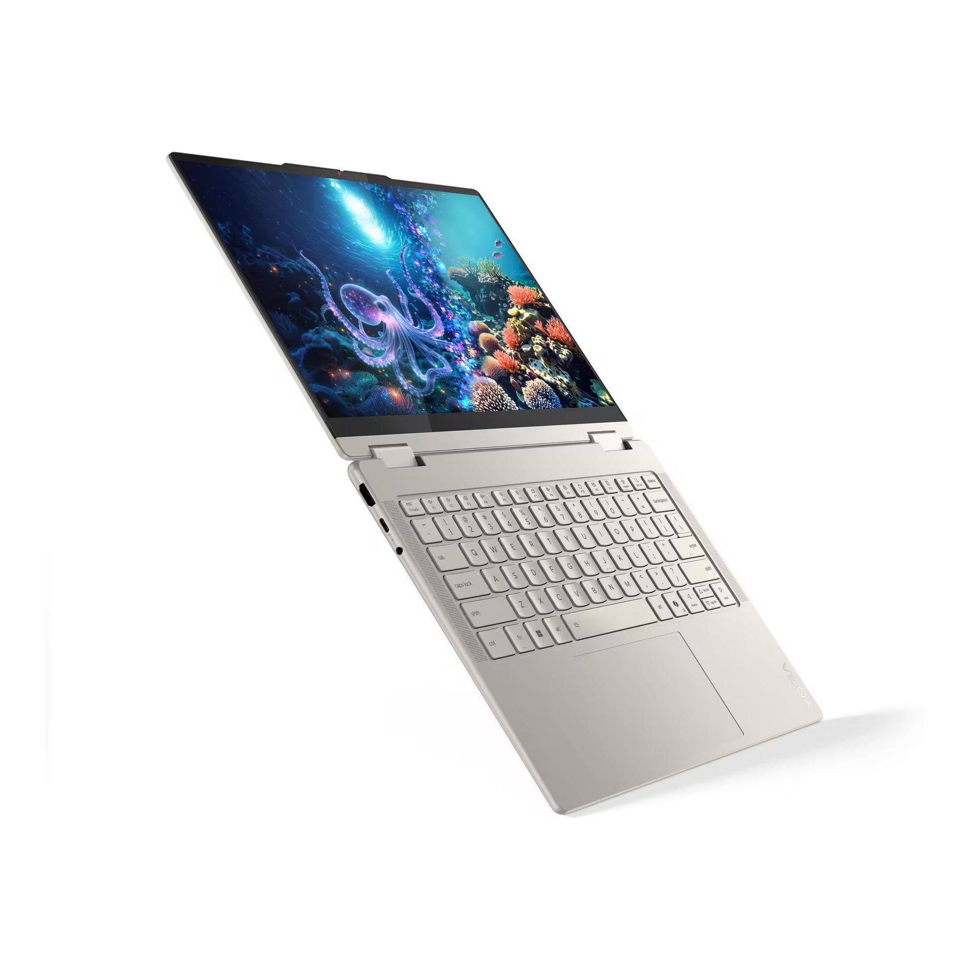 Lenovo yoga 7 2 en 1 14ill10 (83jq00fvmh) 14 copiloto+ portátil (blanco brillante | core ultra 5 226v | gráficos intel arc 130v | 16 GB | 512 GB SSD | táctil)