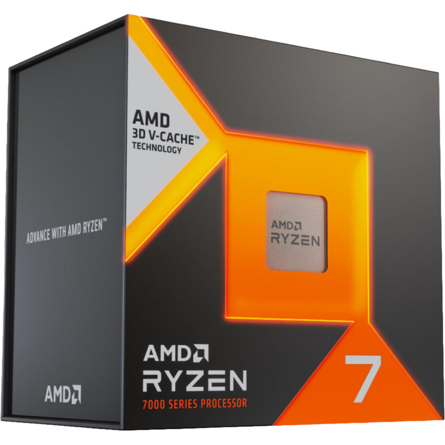 Processore AMD Ryzen 7 7700x3D, 4 GHz (4,5 GHz Turbo Boost) socket AM5 (sbloccato, in scatola)