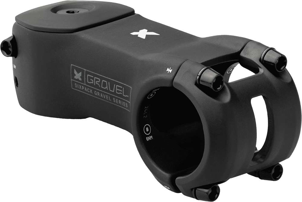 Attacco manubrio gravel da corsa a sei pezzi