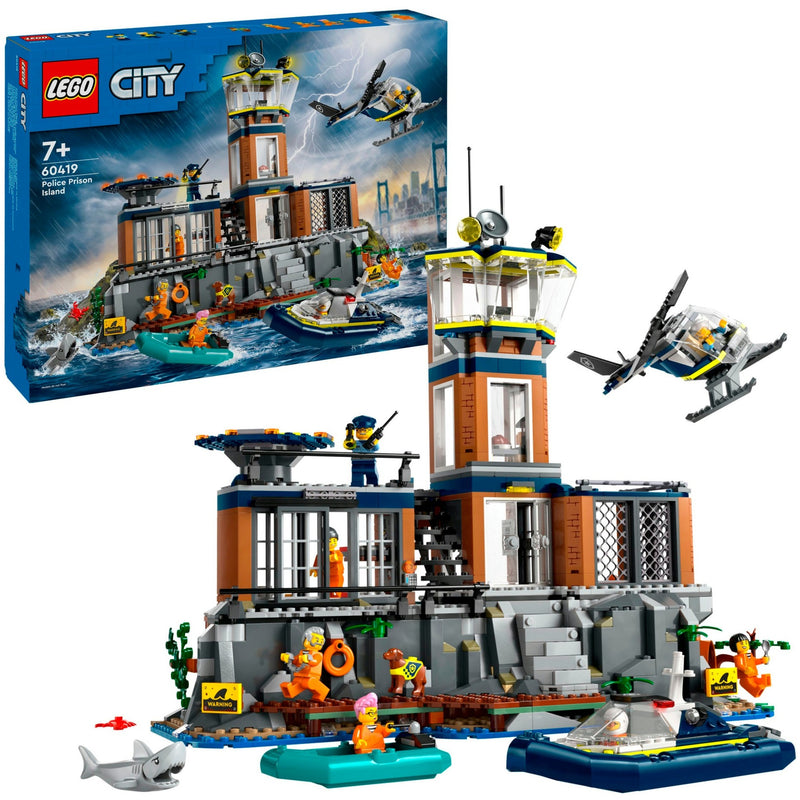 LEGO CIUDAD DE LEGO 60419 ISLANDA DE CARRIERO DE POLICÍA