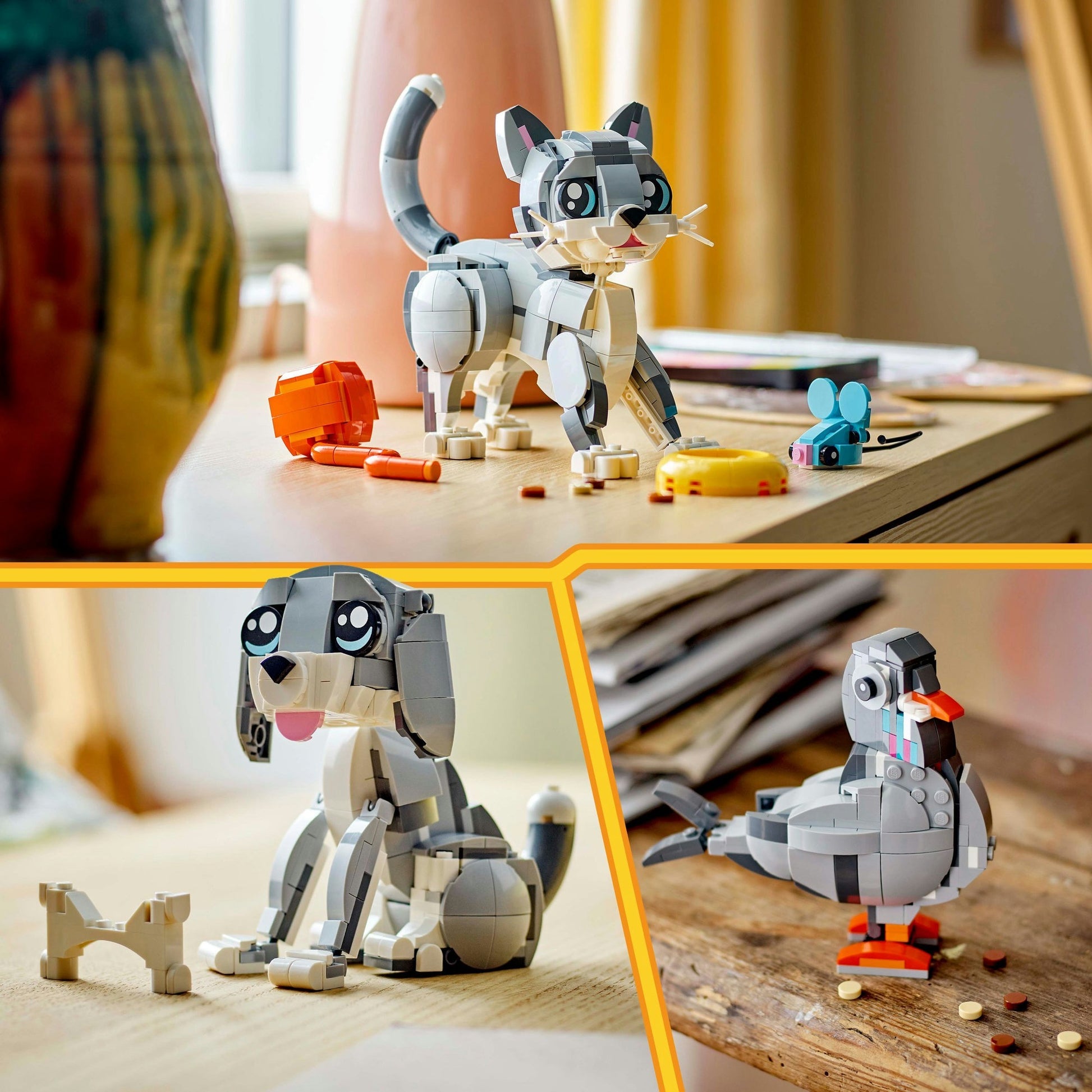 Lego creator 3in1 speelse kat dieren - 31163