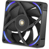 Nzxt f120x rgb ventilador de caja (negro, 120 x 120 x 30 mm, pwm)