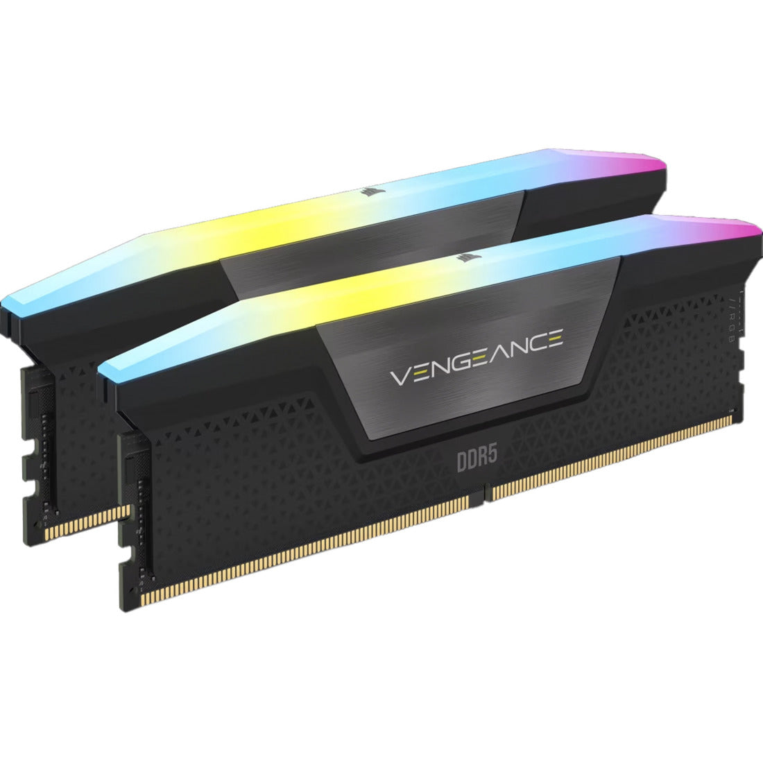 Corsair Vengeance RGB 32 GB DDR5-6000 (2x 16 GB) RAM (negro, cmh32gx5m2d6000z38, xmp, expo)