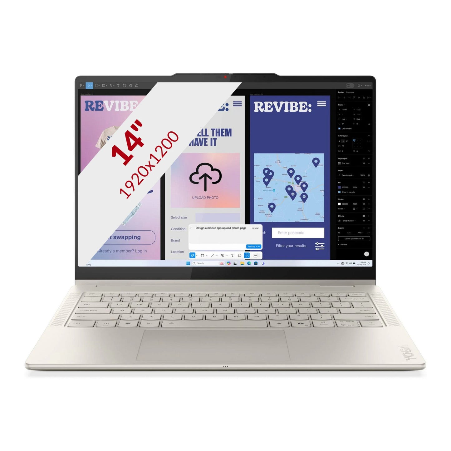Lenovo yoga 7 2 en 1 14ill10 (83jq00fvmh) 14 copiloto+ portátil (blanco brillante | core ultra 5 226v | gráficos intel arc 130v | 16 GB | 512 GB SSD | táctil)