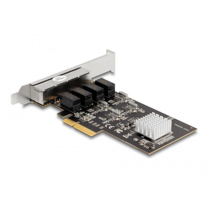Delock PCI Express X4 Card 4 X RJ45 Gigabit Lan