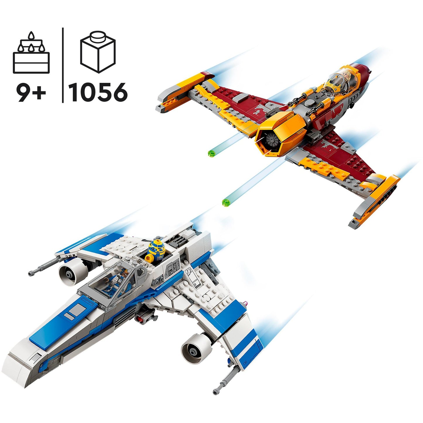 Lego Lego Star Wars 75364 Republic E-Wing vs. Set di astronavi di Shin Hati Starfighter