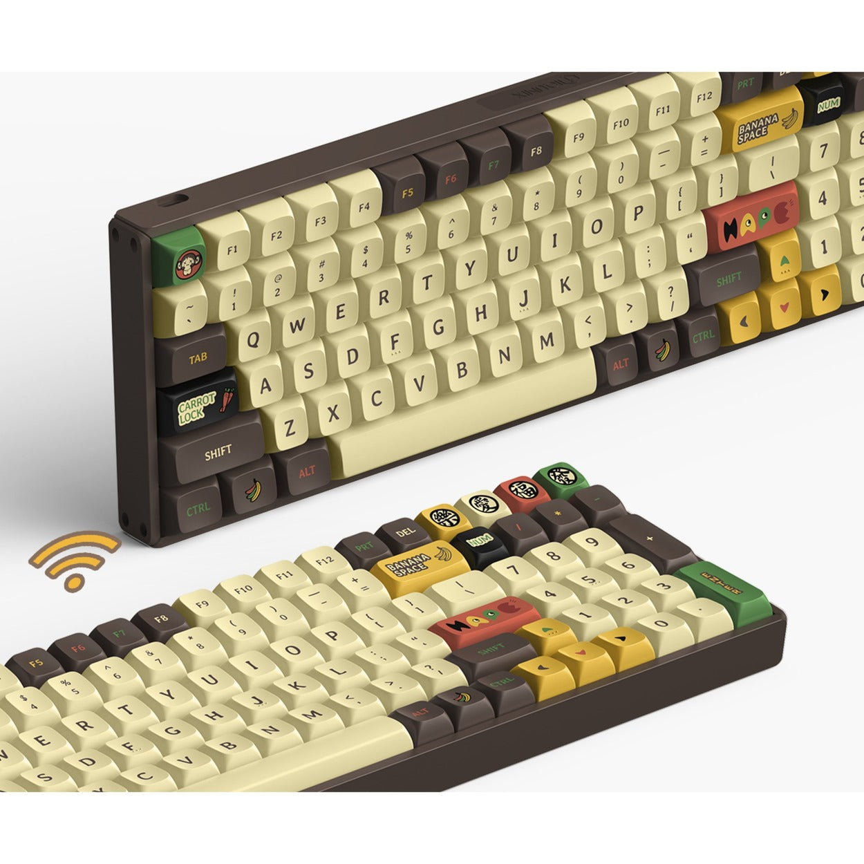 Iqunix f97 tastiera meccanica wireless happy scimmia