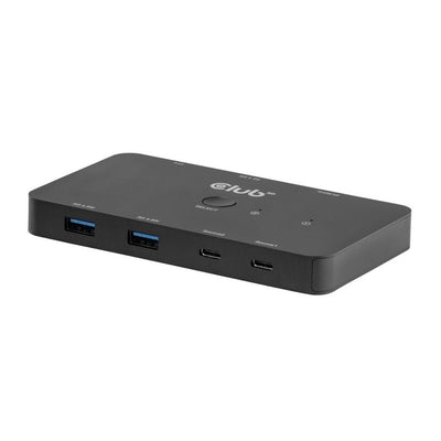 Conmutador KVM Club 3D CSV-2512 Conmutador KVM dual USB-C a HDMI (negro, 4K 60Hz)