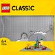 Piatto di edificio grigio Lego 11024
