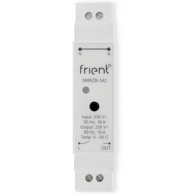 Relè relè smart din Frient (grigio chiaro, zigbee)