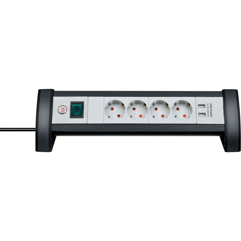 Brennenstuhl Premium Office-Line Socket 4 veces + 2x USB
