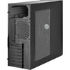 Silverstone sst-ps13b midi tower behuizing (zwart | 2x usb-a)