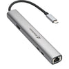 Sharkoon officepal combo adapter dockingstation (grijs)