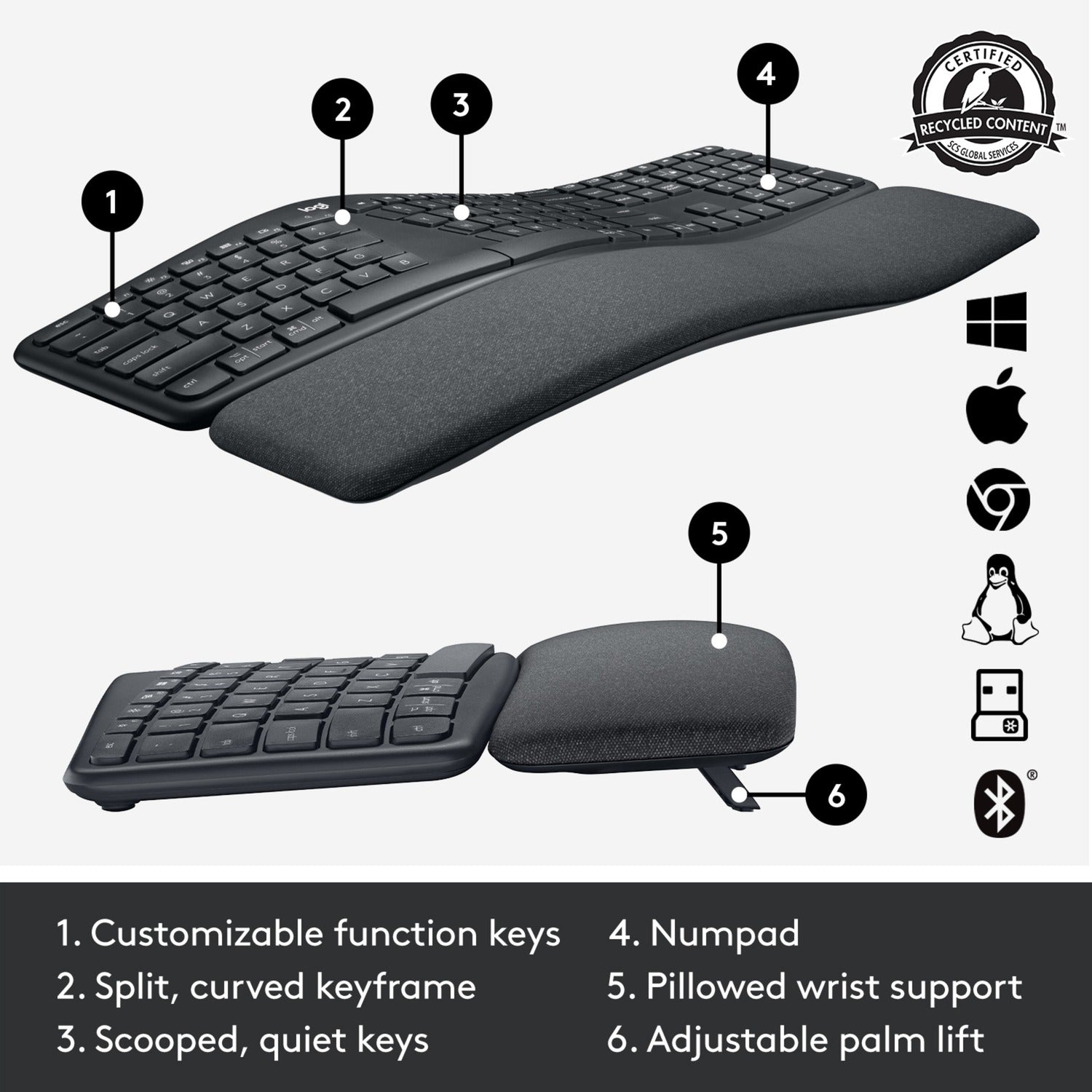 Logitech K860 ERGO Teclado