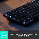 Logitech mx mechanical mini toetsenbord (zwart, us-international lay-out (qwerty), gl tactile, 80% (tkl), bluetooth) - afbeelding 4