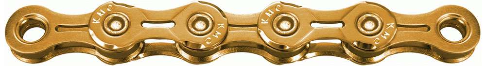 Cadena de bicicletas KMC X11el-Ti-N Gold 118 enlaces