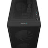 Deepcool ch360 mini tower behuizing (zwart | 1x usb-a | 1x usb-c | rgb | tempered glass)