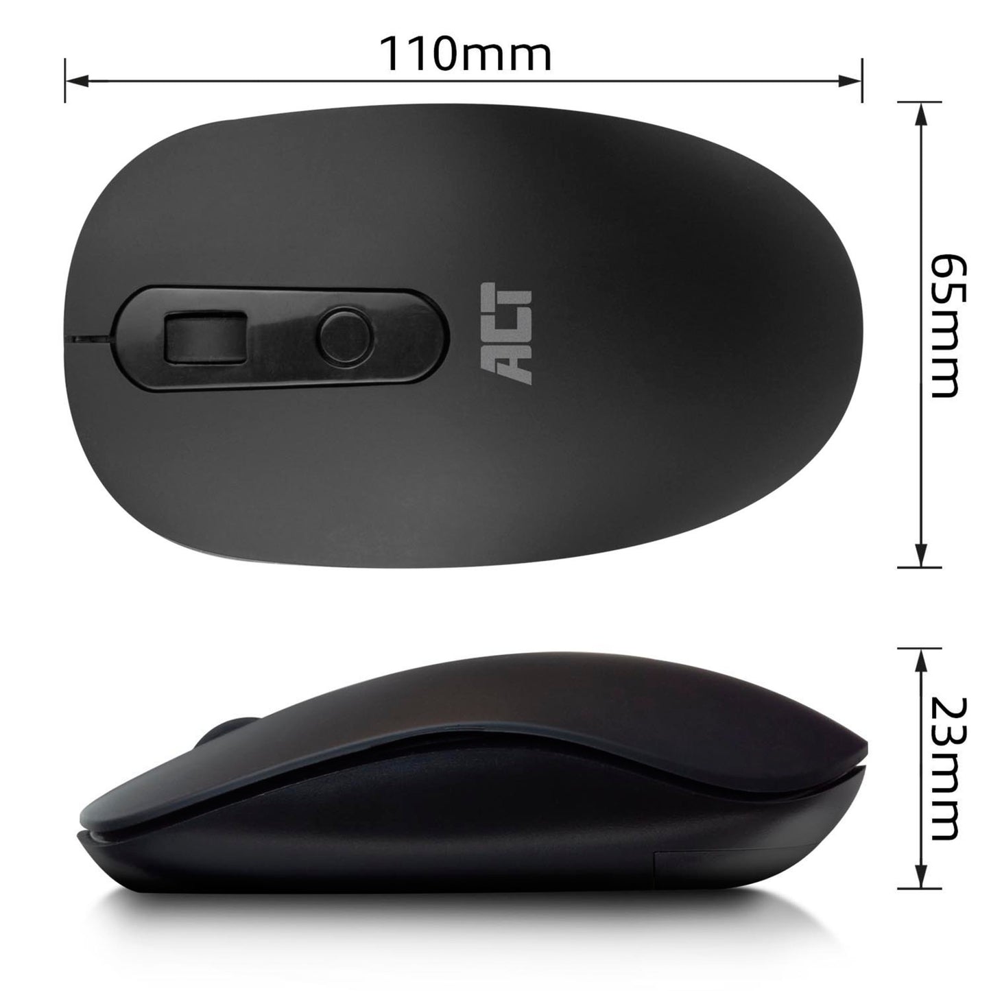ACT Connectivity AC5110 Wireless Mouse 1200 DPI