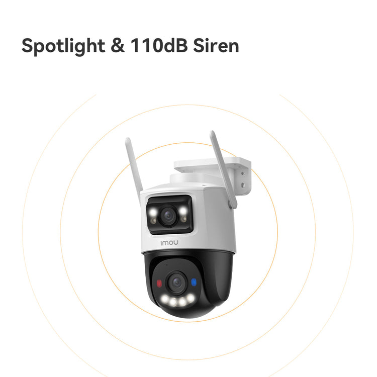 Telecamera di sicurezza Imou cruiser dual 2 pro (bianca, 4MP, wifi 6, lan)