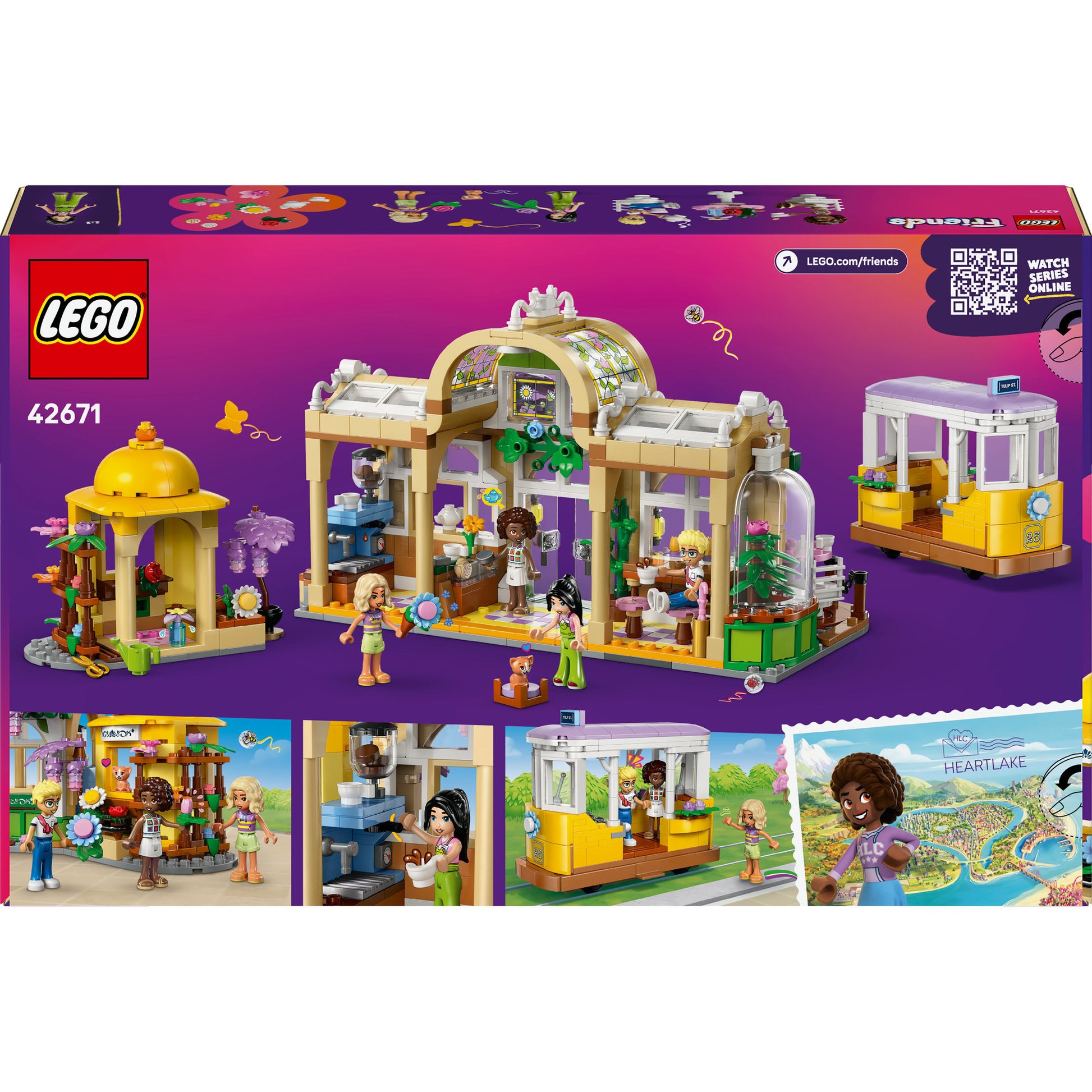 LEGO 42671 Friends Plantcafé e Bloemenwinkel