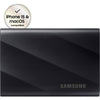 Samsung portable t9 1 tb externe ssd (zwart, mu-pg1t0b eu, usb-c 3.2 (20 gbit s))