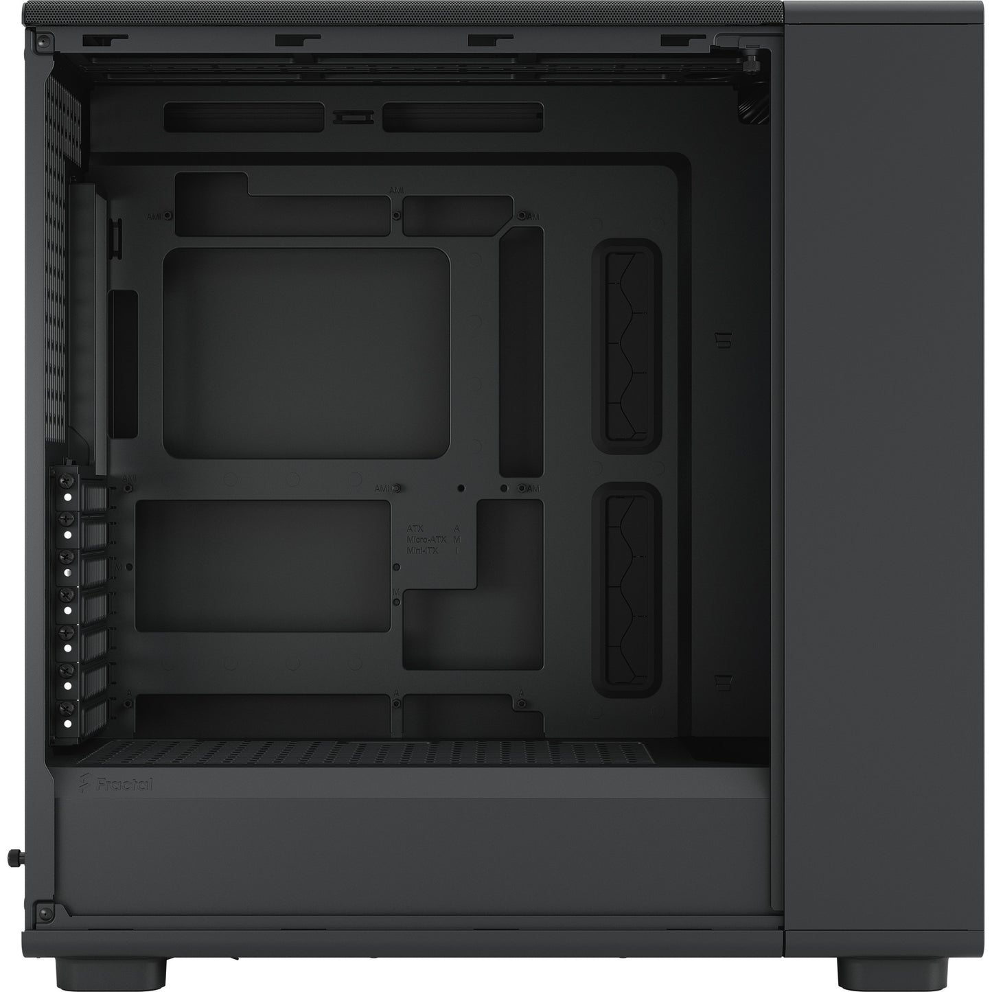 Fractal design epoch xl tg rgb midi tower custodia (nero | 2x usb-a | 1x usb-c | rgb | vetro temperato)