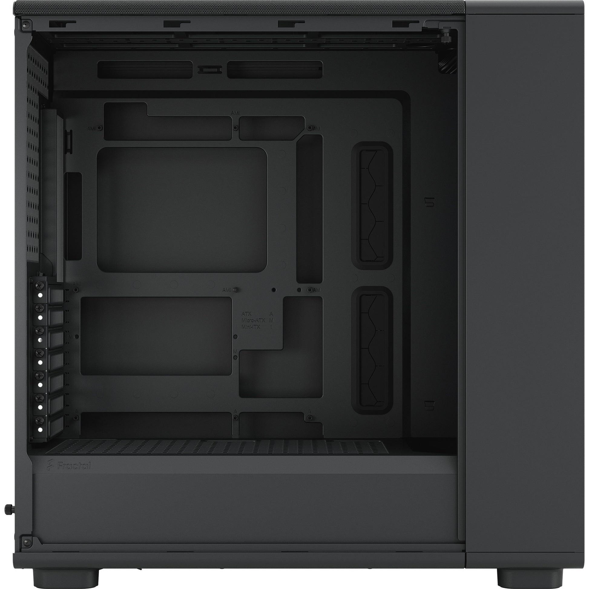 Fractal design epoch xl tg rgb midi tower custodia (nero | 2x usb-a | 1x usb-c | rgb | vetro temperato)