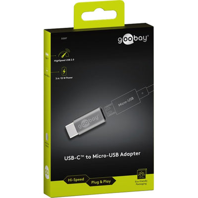 Adattatore di micro-USB da USB-C di Goobay