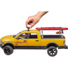 Bruder Dodge Ram 2500 Rescate Brigade Car con salvavidas