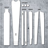 Kit de protección de marco de grava transparente Dyedbro
