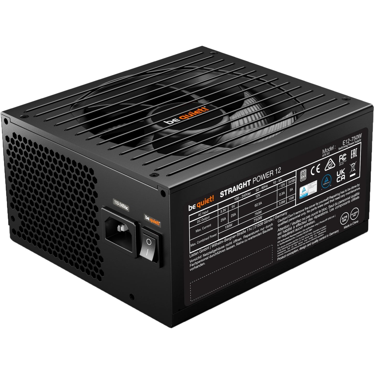 Silenzio! Dritto 12 Platinum 750W