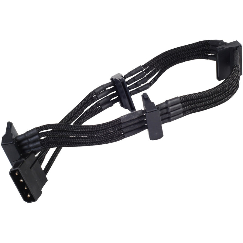 Silverstone Adapter de 4 pines Molex> 4x de 15 pines SATA