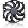 Ventola per case Noctua nf-a14x25r g2 pwm chromax.black (nera, 140 x 140 x 25 mm)