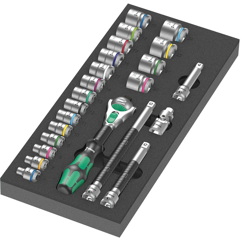 WERA 9721 Inserto de espuma con 8000 B zyklop ra