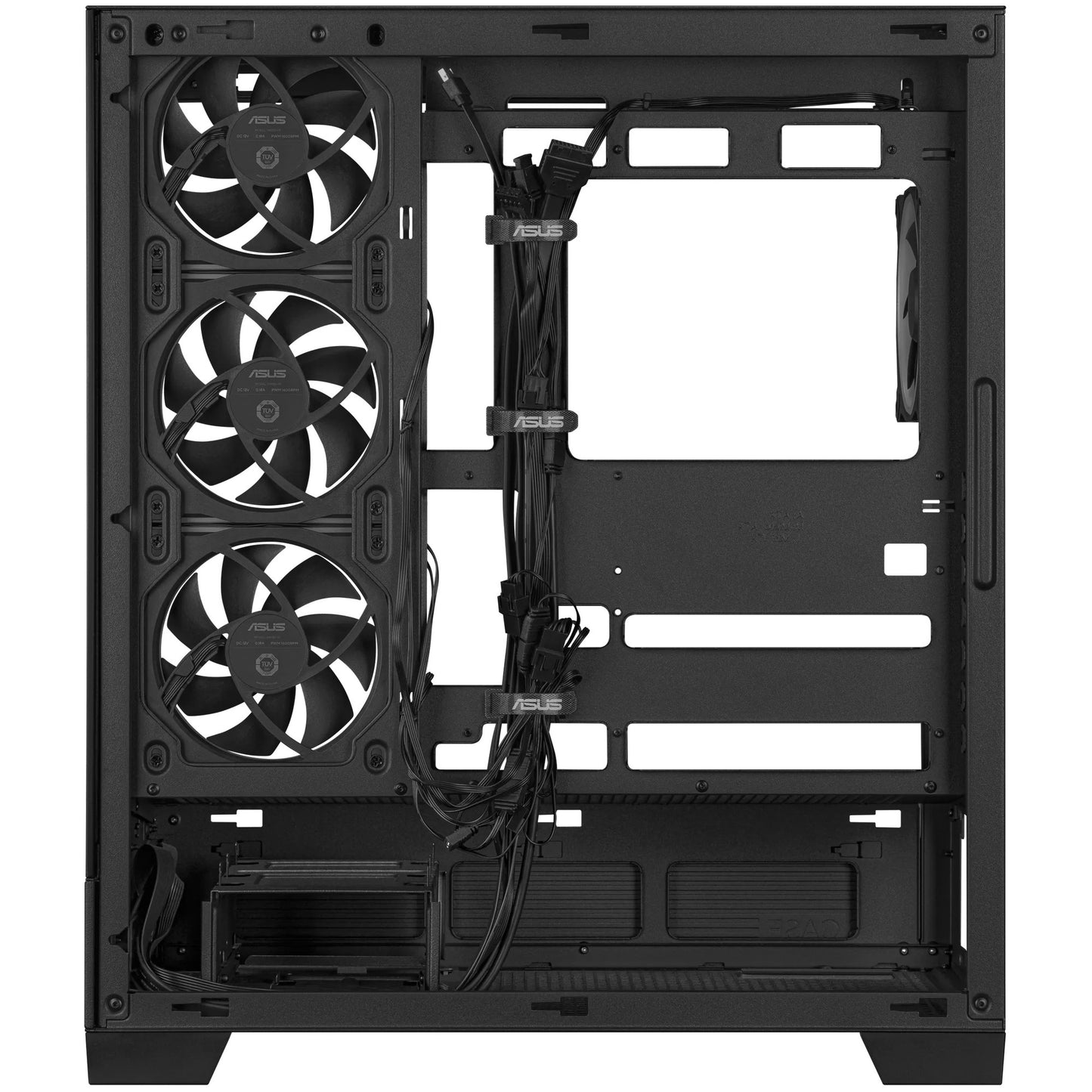 Carcasa de torre midi Asus a31 plus (negro | 2x USB-A | 2x USB-C | vidrio templado)