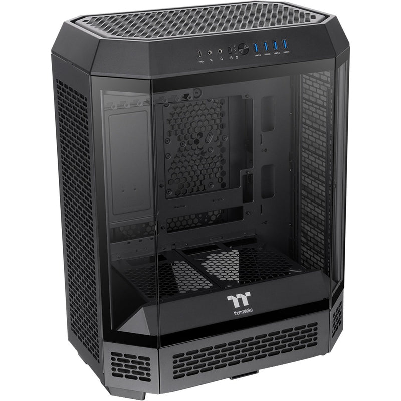 Custodia midi tower Thermaltake the tower 600 (nera | 4x USB-A | 1x USB-C | vetro temperato)